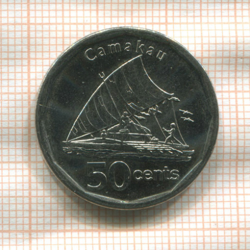 50 центов. Фиджи 2012г