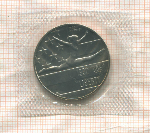 1/2 доллара. США 1992г