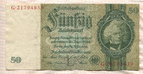 50 марок. Германия 1935г