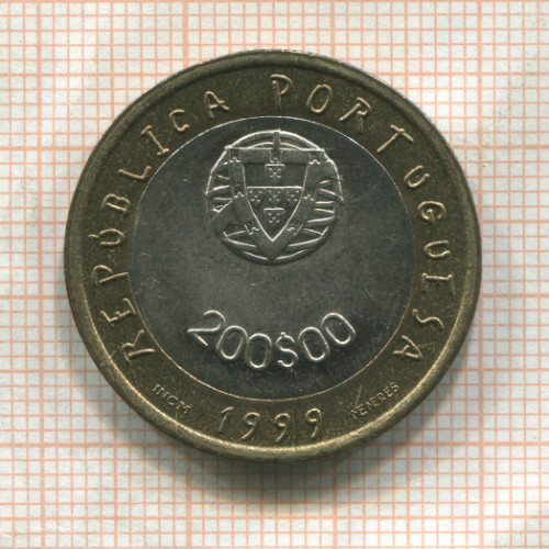 200 эскудо. Португалия 1999г