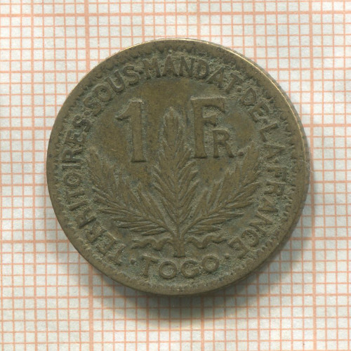 1 франк. Того 1924г