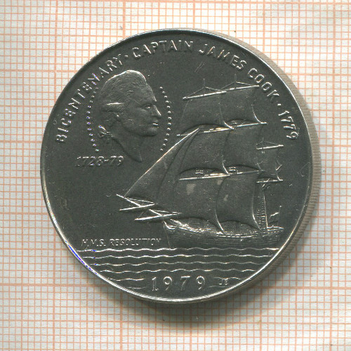 1 доллар. Самоа 1979г