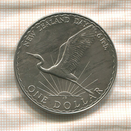 1 доллар. Новая Зеландия 1974г