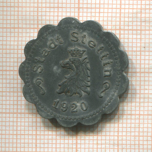 Нотгельд 50 пфеннигов. Германия. Штеттин (Щецин)