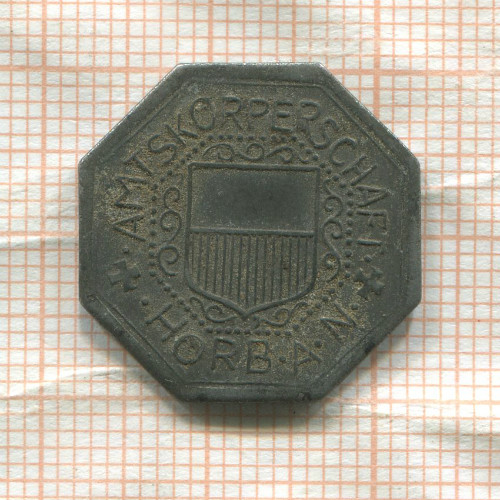 Нотгельд 10 пфеннигов. Германия. Хорб-на-Неккаре