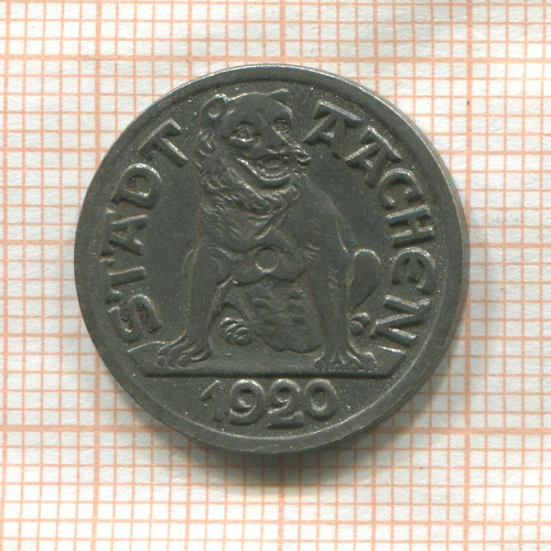 Нотгельд 10 пфеннигов. Германия. Ахен