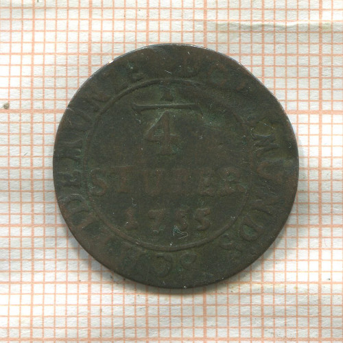 1/4 штубера. Дортмунд (деформация) 1755г