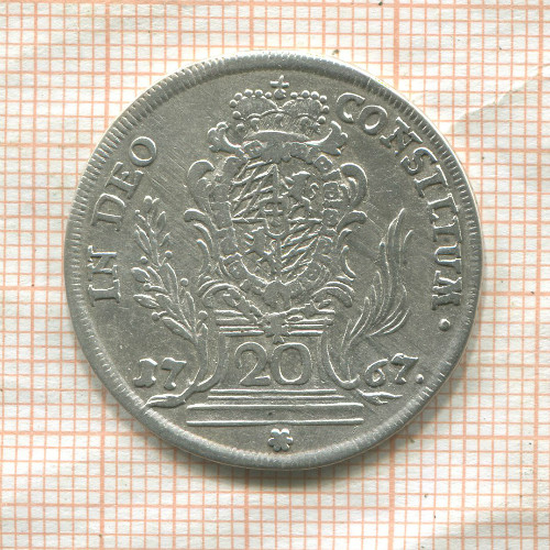 20 крейцеров. Бавария 1767г
