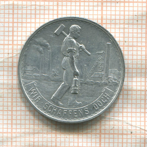 Нотгельд 50 пфеннигов. Германия. Ваттеншайд