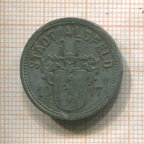 Нотгельд 50 пфеннигов. Германия. Альсфельд