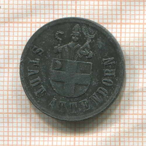 Нотгельд 50 пфеннигов. Германия. Аттендорн
