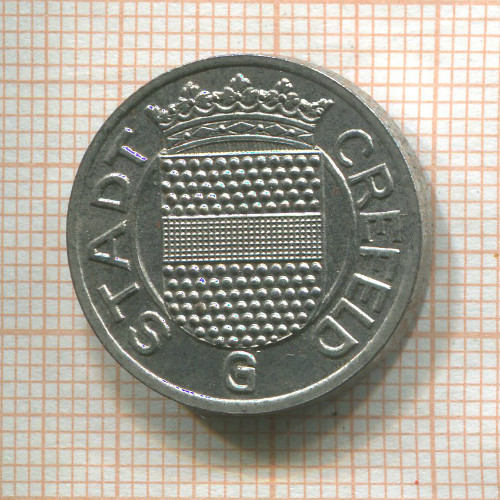 Нотгельд 10 пфеннигов. Германия. Крефельд