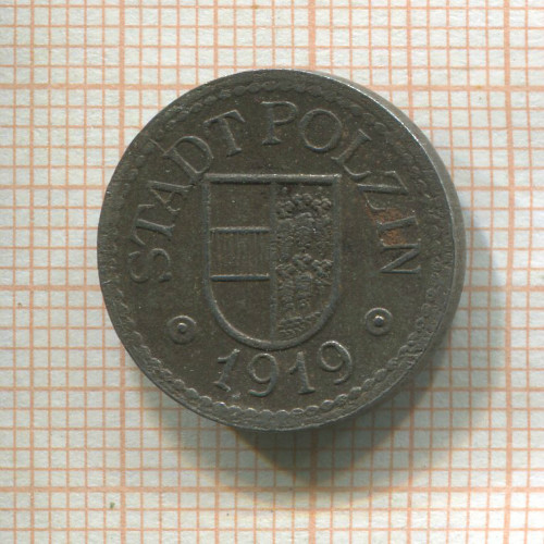 Нотгельд 5 пфеннигов. Германия. Бад-Польцин (Полчин-Здруй)