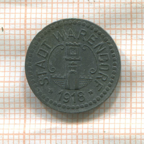 Нотгельд 5 пфеннигов. Германия. Варендорф
