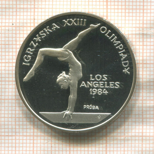 500 злотых. Польша. ПРУФ. ПРОБА 1983г