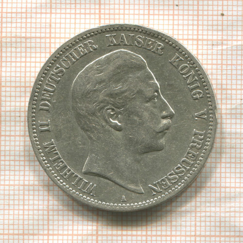 5 марок. Пруссия 1904г
