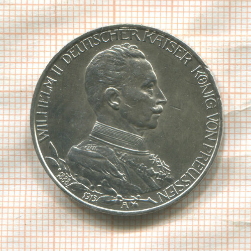 3 марки. Пруссия 1913г