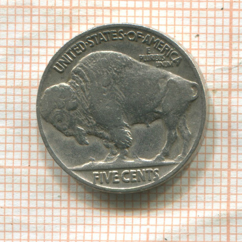 5 центов. США 1937г