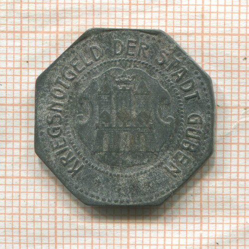 Нотгельд. 50 пфеннигов. Германия. Губен