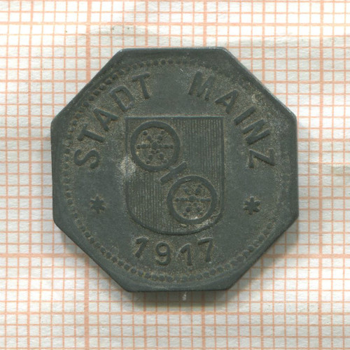 Нотгельд. 10 пфеннигов. Германия. Майнц