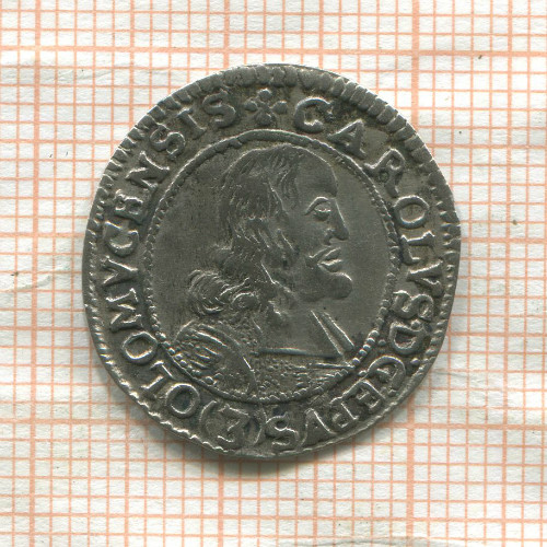 3 крейцера. Оломоуц (Ольмуц) 1669г