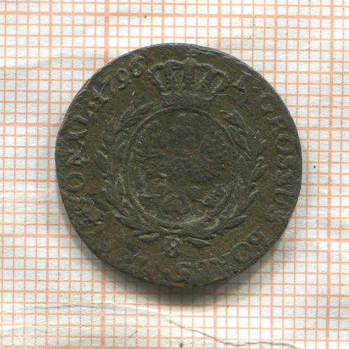 1 грош. Польша 1796г