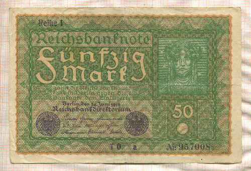 50 марок. Германия 1919г