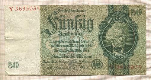 50 марок. Германия 1933г