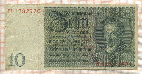 10 марок. Германия 1929г