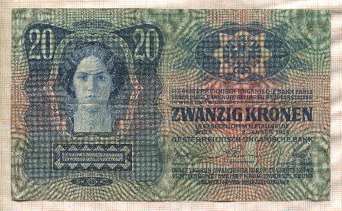 20 крон. Австро-Венгрия 1913г