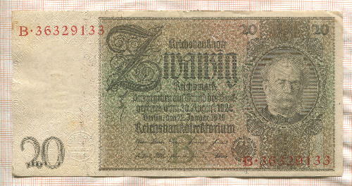 20 марок. Германия 1929г