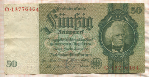 50 марок. Германия 1933г