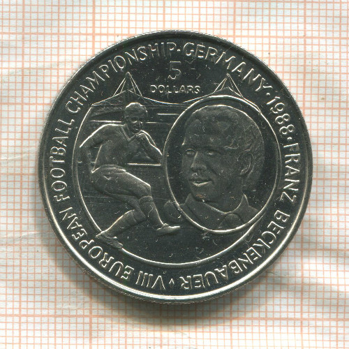 5 долларов. Ниуэ 1988г