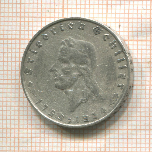 2 марки. Германия 1934г