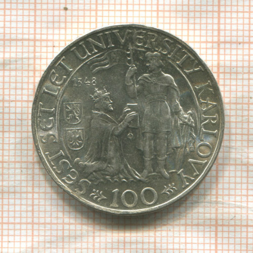 100 крон. Чехословакия 1948г