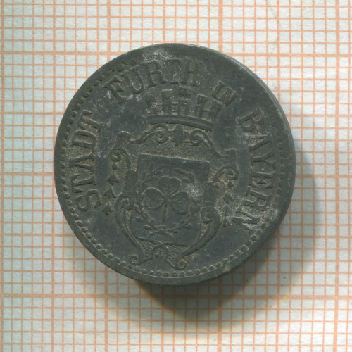 Нотгельд. 10 пфеннигов. Германия. Фюрт