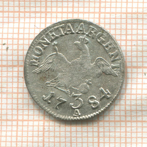 3 гроша. Пруссия 1784г