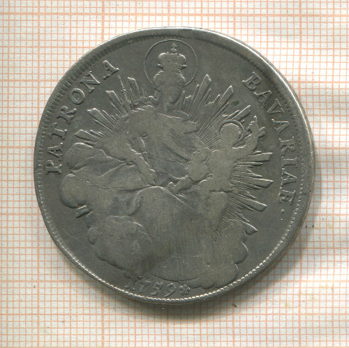 1 талер. Бавария 1759г