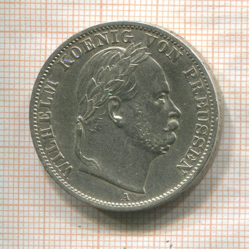 1 талер. Пруссия 1866г