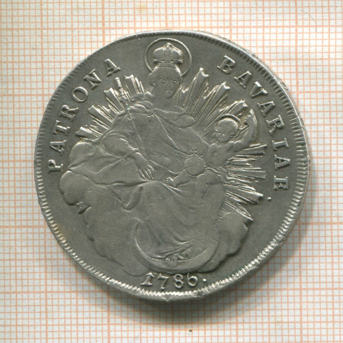1 талер. Бавария 1786г