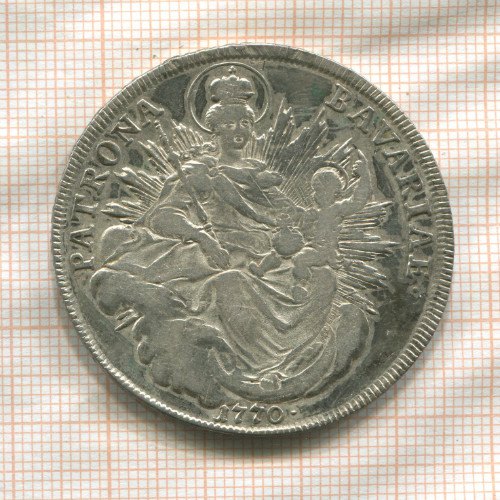 1 талер. Бавария (чистка поля) 1770г