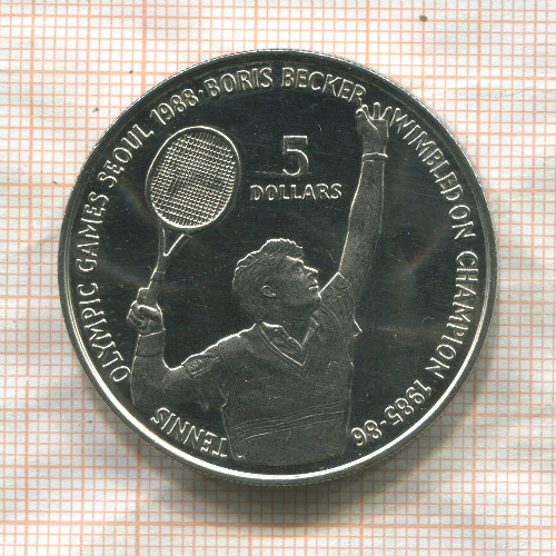 5 долларов. Ниуэ 1987г