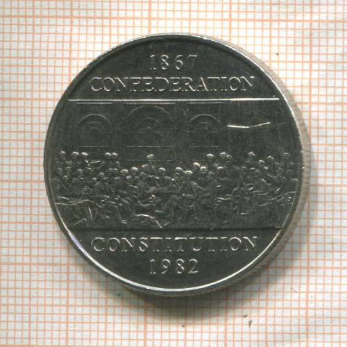 1 доллар. Канада 1982г