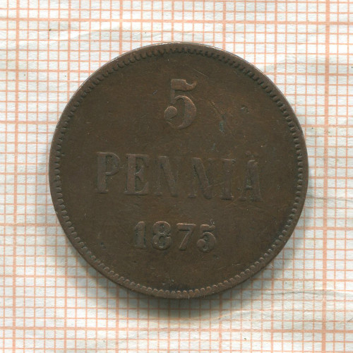 5 пенни 1875г