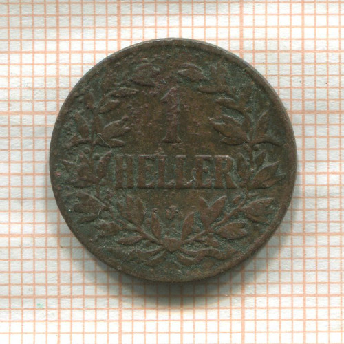 1 геллер. Немецкая Восточная Африка 1907г