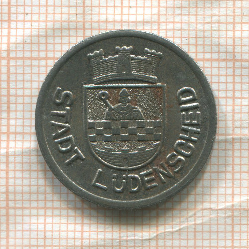 Нотгельд. 50 пфеннигов. Германия. Люденшайд