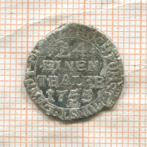 1/24 талера. Мюнстер 1755г