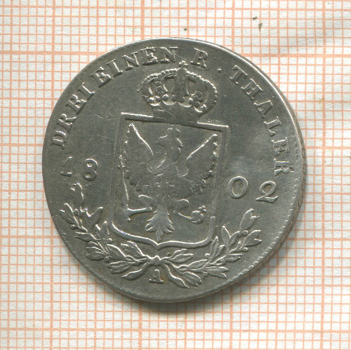 1/3 талера. Пруссия 1802г