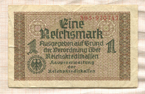 1 марка. Германия 1940г