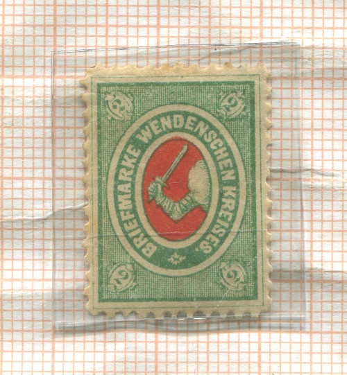 Марка. Венденская земская почта